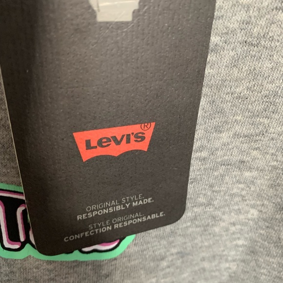 Levi’s silvertab unisex grey sweatshirt size men’s XL new with tags - Picture 3 of 11